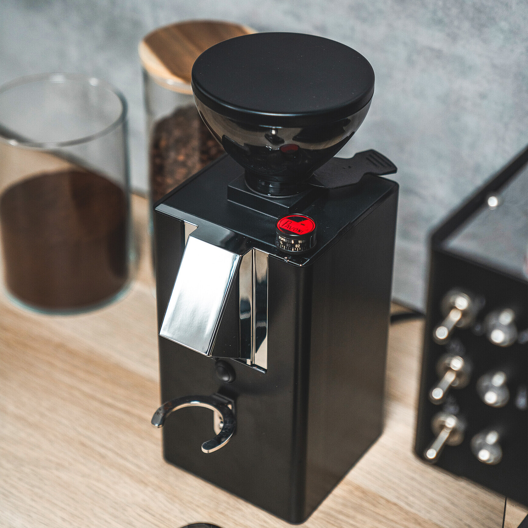 La Pavoni LPGKBN02EU, Mühle mit Mahlwerk, 150 g, Scheibenmahlwerk, Stahl, 1350 RPM, SchwarzZubehör Kaffeemaschinen