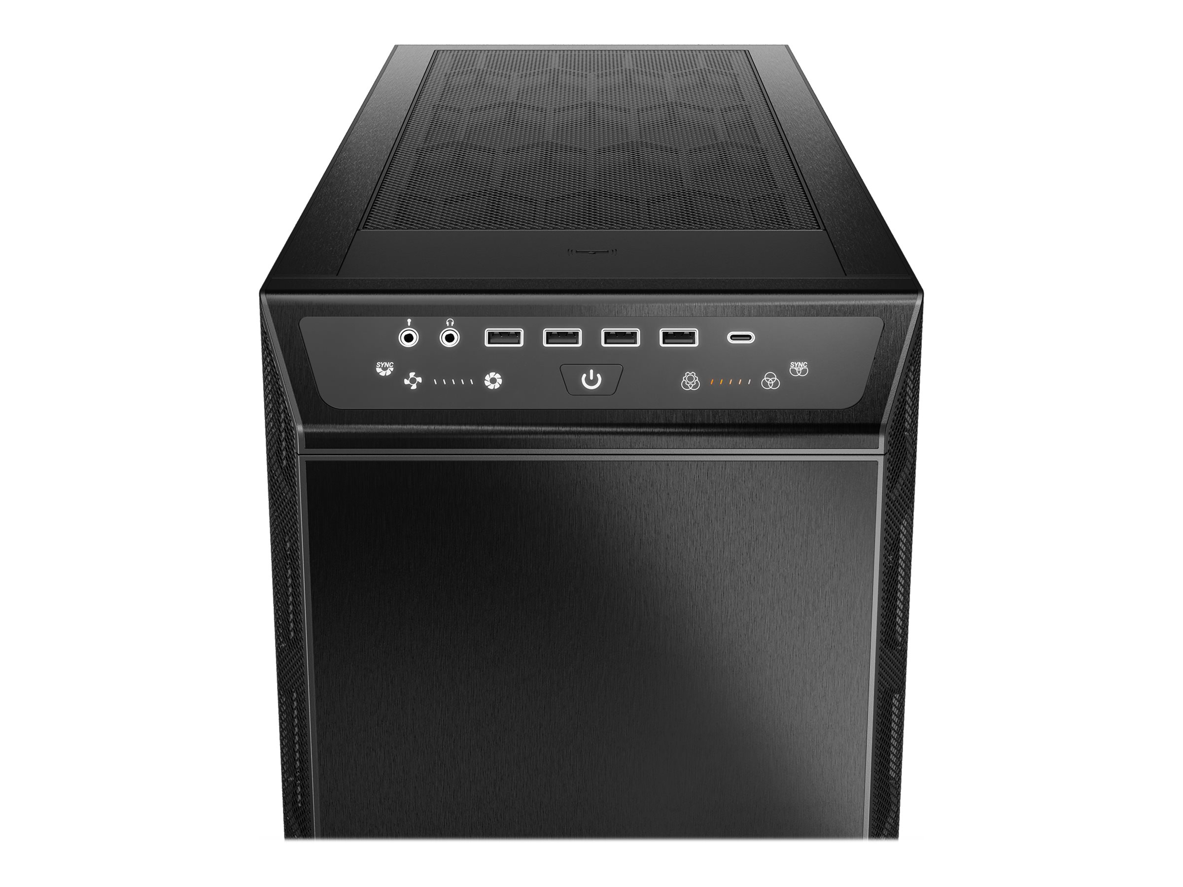 Be Quiet! Dark Base Pro 901 - FT - ATX - Seitenteil mit Fenster (gehärtetes Glas)keine Spannungsversorgung (ATX / PS/2) - Schwarz - USB/Audio