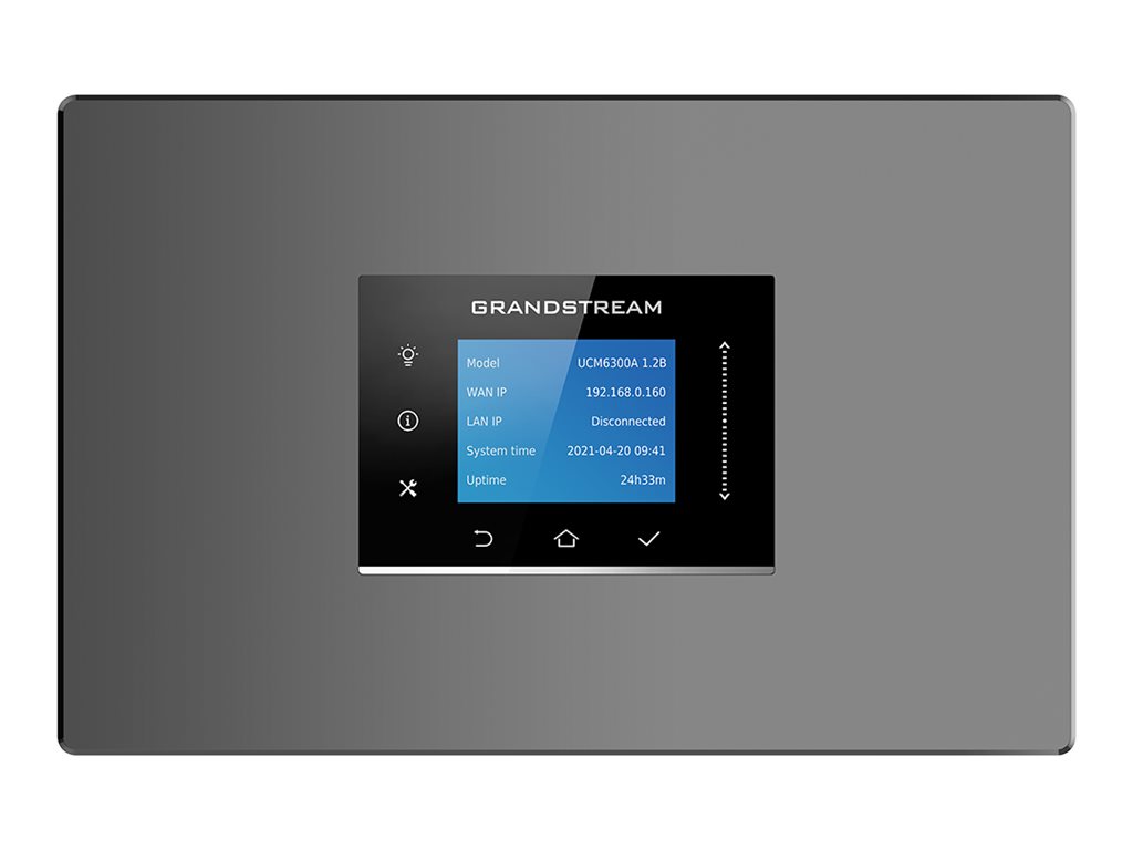Grandstream UCM6300A - IP-PBX - 0 FXO-Ports0 FXS-Ports - 3 x 10/100/1000