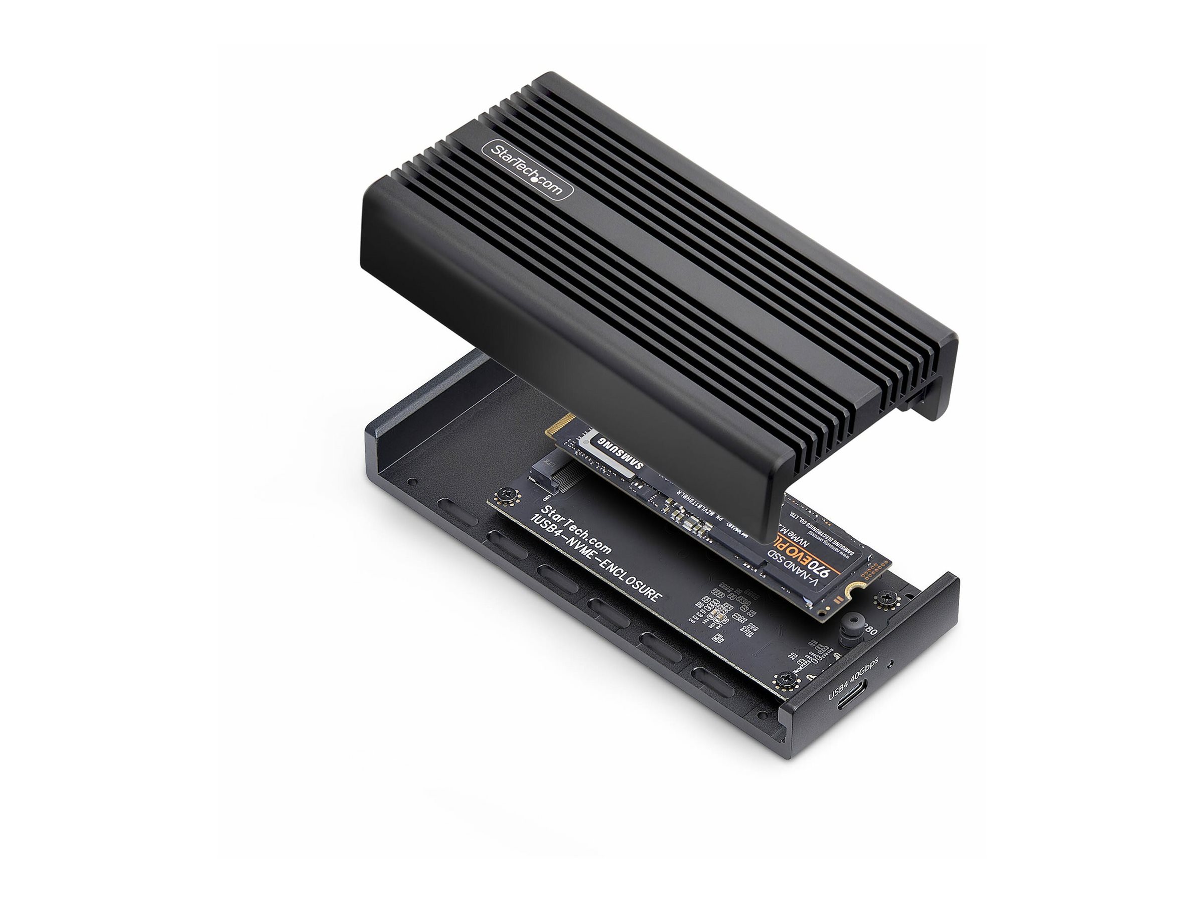 StarTech.com Speichergehäuse - 1 Schächte (PCIe 4.0 x 4 (NVMe)))