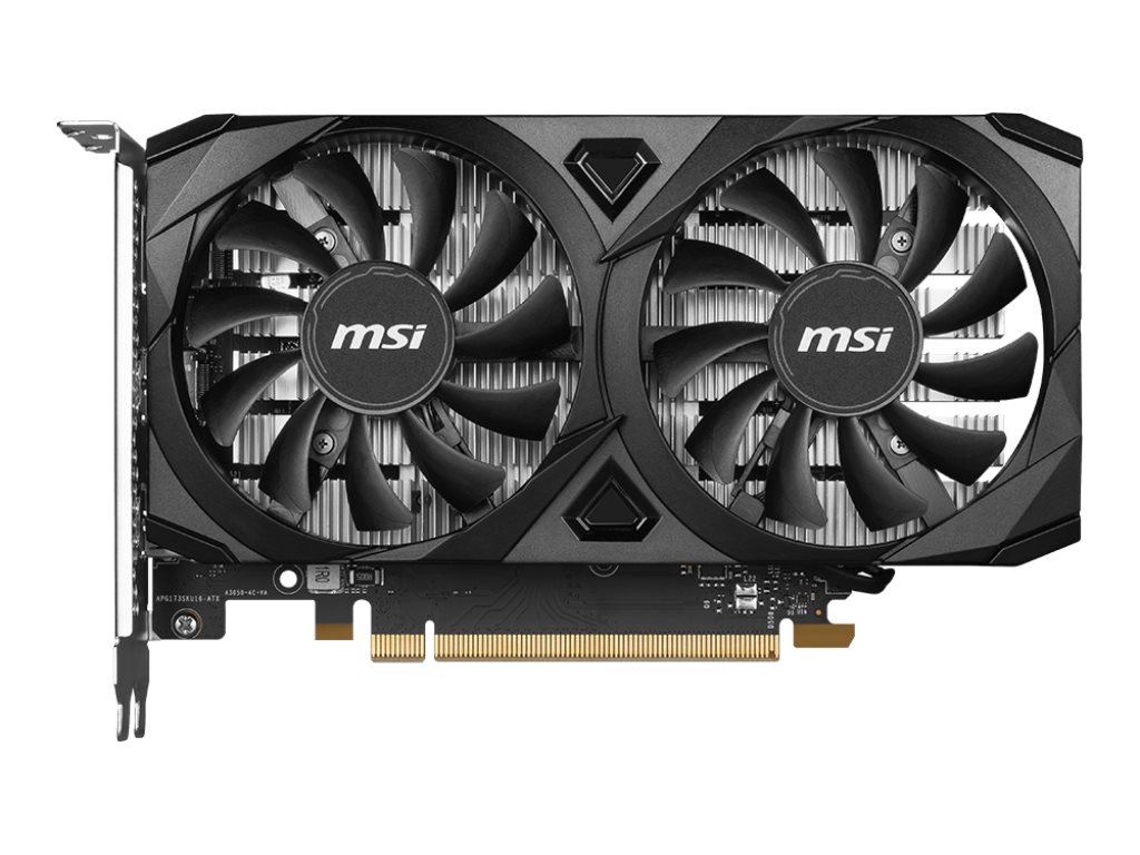 MSI GeForce RTX 3050 VENTUS 2X E 6G OC - GrafikkarteGF RTX 3050 - 6 GB GDDR6 - PCIe 4.0 x16 - 2 x HDMI - DisplayPort