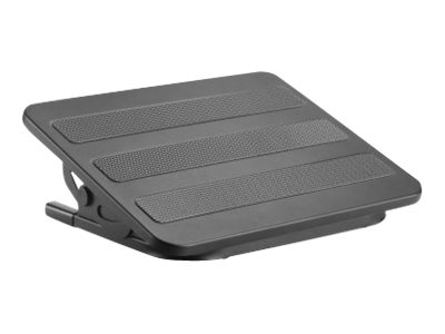 Manhattan Foot Rest, Under-Desk Comfort and ProductivityEnhancer - Tilts 300 x 380mm - Rubberised Surface - Black -  - Fußauflage - Schwarz