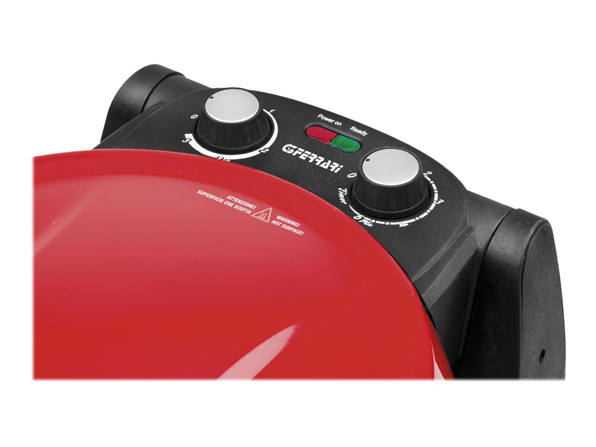 G3Ferrari G3 Ferrari G10032 Pizzeria Snack NapoletanaPizzaofen - 1.2 kW - Rot/Schwarz
