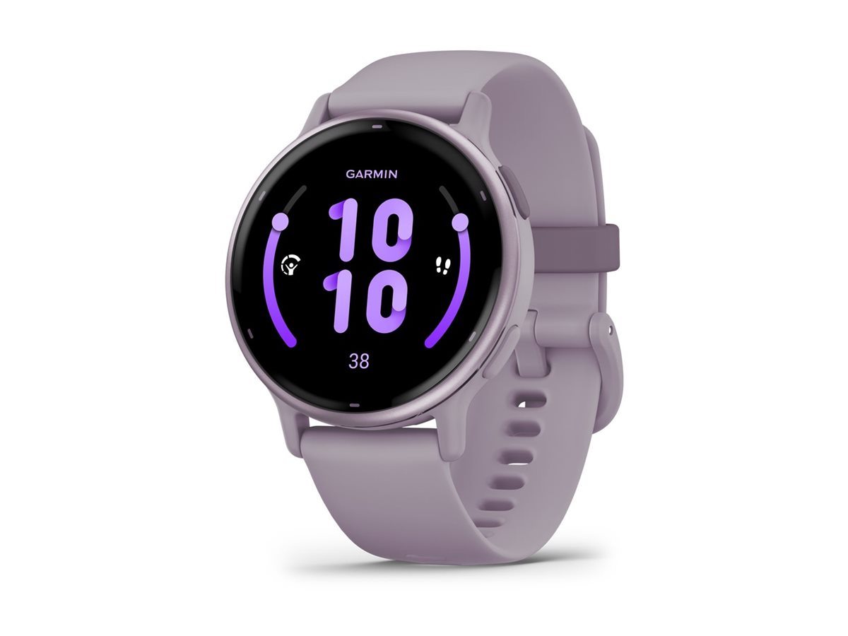 Garmin vívoactive 5 - Orchid - intelligente Uhr mit Band - Silikon - Handgelenkgröße: 125-190 mm - Anzeige 3.04 cm (1.2")4 GB - Bluetooth - ANT+ - Wi-Fi - 26 g