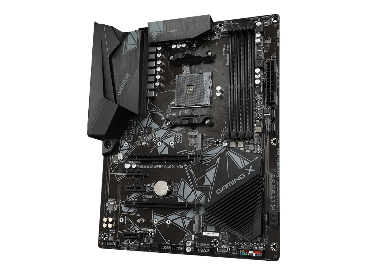 Gigabyte B550 GAMING X V2 - 1.0 - Motherboard - ATX - Socket AM4 - AMD B550 Chipsatz - USB 3.2 Gen 1, USB 3.2 Gen 2, USB-C Gen1 - Gigabit LAN - Onboard-Grafik (CPU erforderlich)HD Audio (8-Kanal)