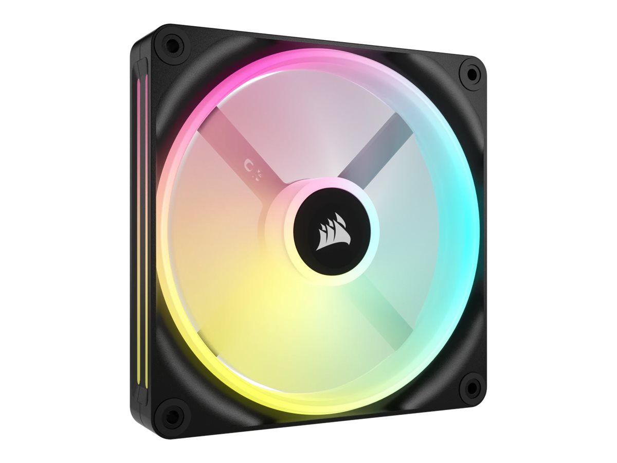 Corsair iCUE LINK QX140 RGB - Gehäuselüftermit Temperatursensor - 140 mm - Schwarz