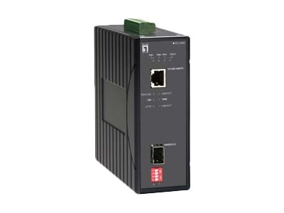 LevelOne IEC-2000 - Medienkonverter - 1GbE - 10Base-T, 100Base-TX, 1000Base-T, 1000Base-LX, 1000Base-SX - RJ-45 / SFP (mini-GBIC)IEC-2000