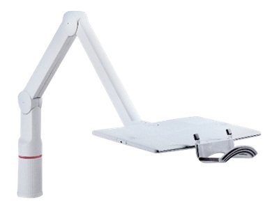 Novus Dahle Novus TalkMaster - Befestigungskit (TablettSpannbefestigung für Tisch - 2 Gelenkarme) - Swivel Design - für Telefon - Hellgrau - Schreibtisch
