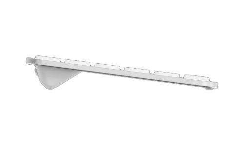 Rapoo 9310M, Volle Größe (100%), Kabellos, RF Wireless + Bluetooth, Weiß, Maus enthalten2.4 GHz RF/Bluetooth - 365 d - AAA - 10 m - Weiß