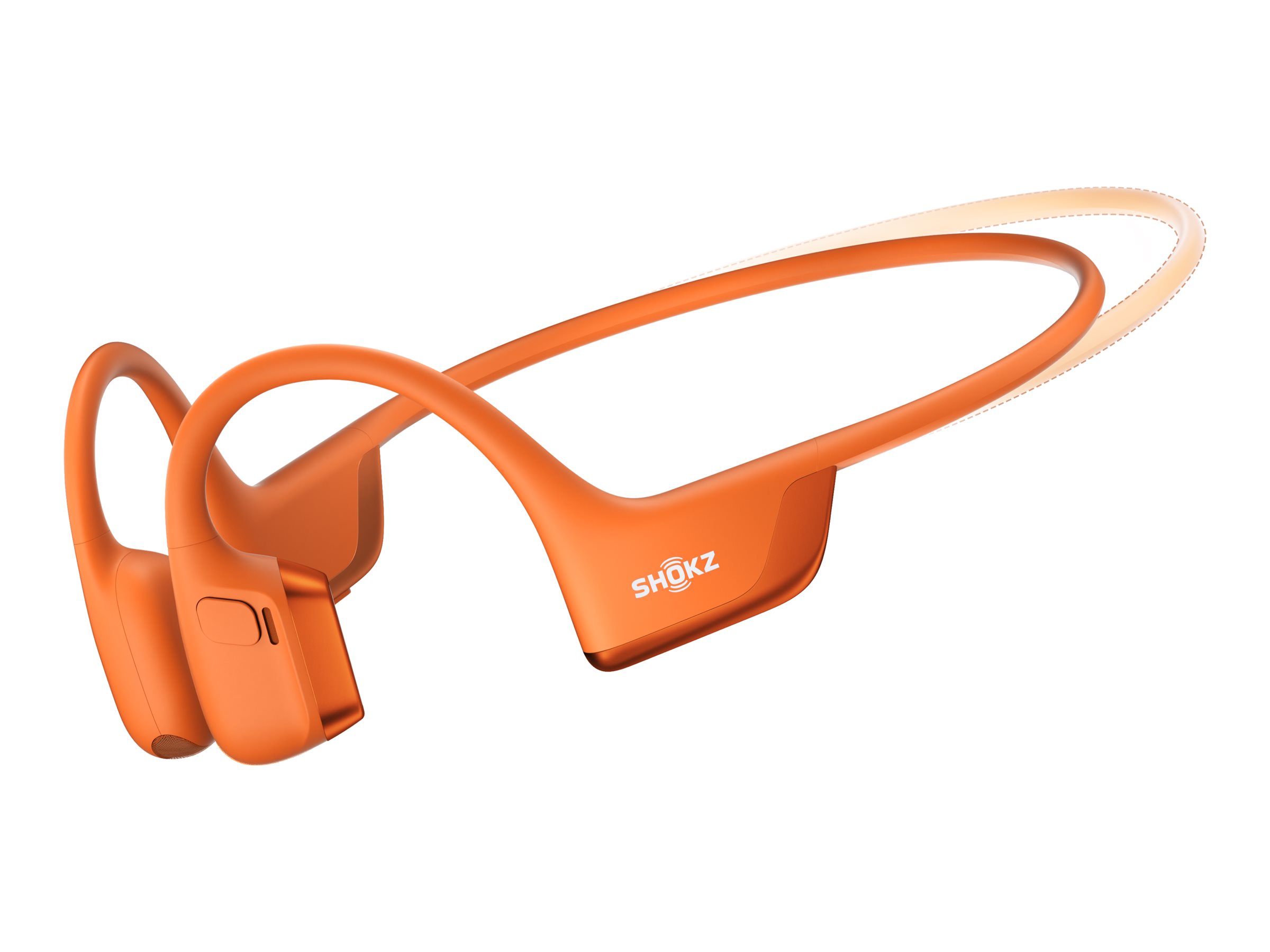 AfterShokz SHOKZ OpenRun Pro 2 Mini - Kopfhörer mit Mikrofonoffenes Ohr - hinter dem Nacken angebracht - Bluetooth - kabellos - orange