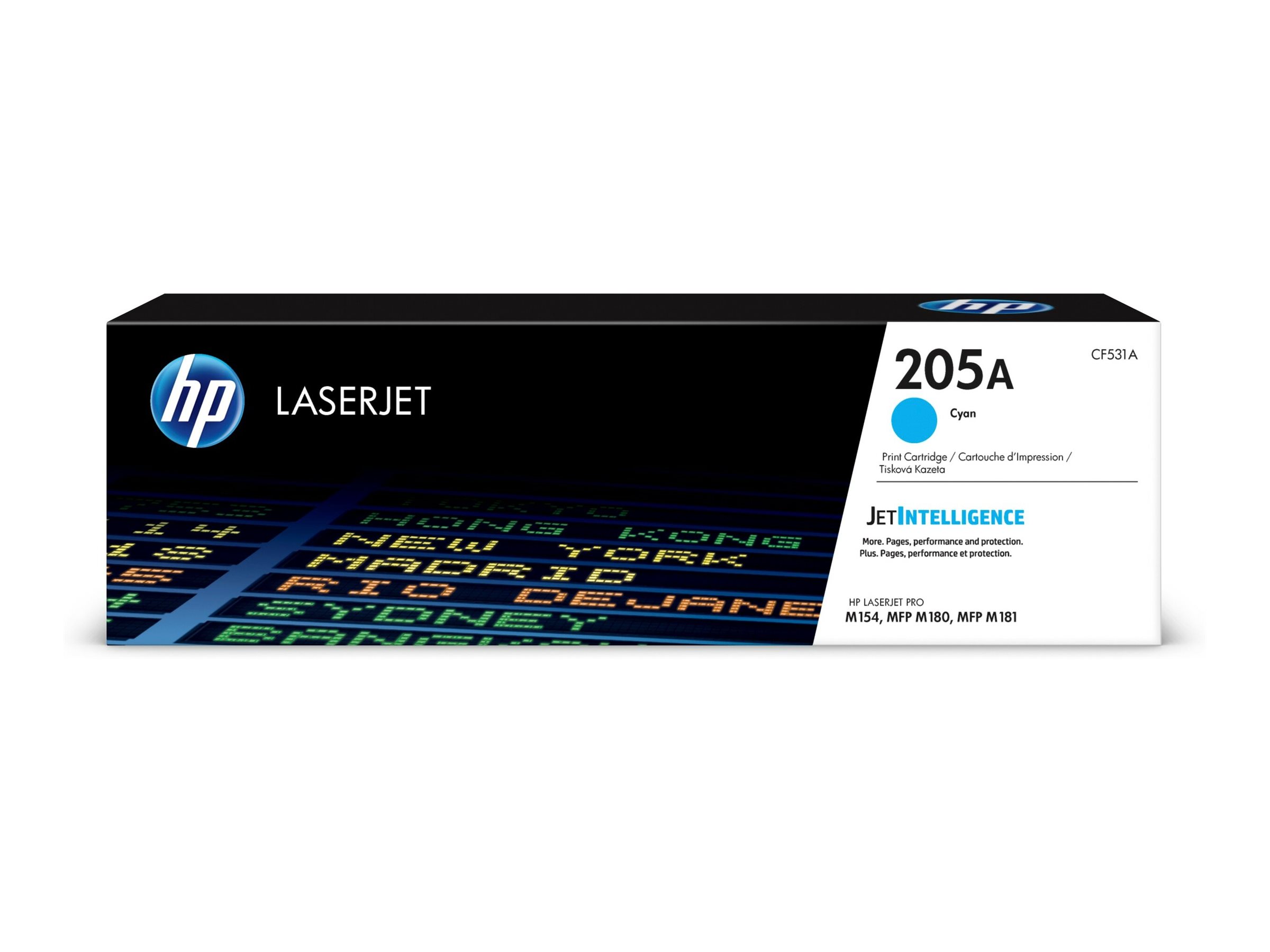 HP 205A - Cyan - original - LaserJet - Tonerpatrone (CF531A)für Color LaserJet Pro M154a - M154nw - MFP M180n - MFP M180nw