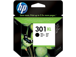 HP 301XL - 8 ml - Hohe Ergiebigkeit - Schwarzoriginal - Tintenpatrone - für HP DeskJet 1000 - 1010 - 1050 AiO - 1050A AiO - 1510 AiO - 2000 - 2050 AiO - 2050A AiO - 2510 AiO - 2540 AiO - 3000 - 3050 A