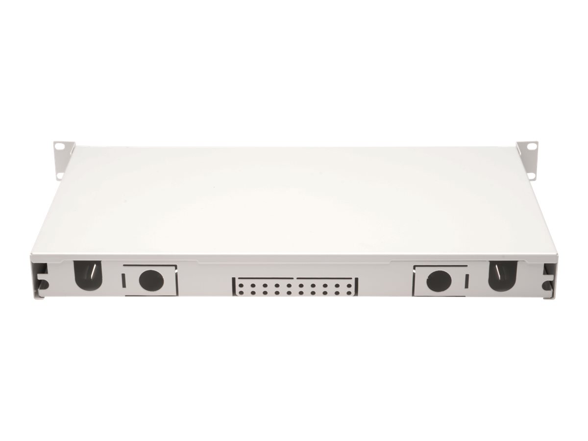 DIGITUS LWL Spleißbox, 1HE, bestückt, 12x LC DX, OM3LWL Spleißbox - 1HE - bestückt - 12x LC DX - OM3 inkl. Spleißkassette,gefärbte Pigtails - Kupplungen