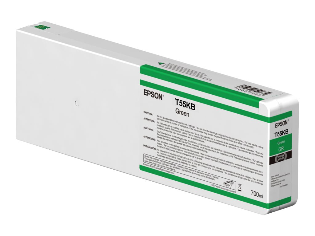 Epson T55KB - 700 ml - grün - original - Tintenpatronefür SureColor SC-P6000 - SC-P7000 - SC-P7000V - SC-P8000 - SC-P9000 - SC-P9000V