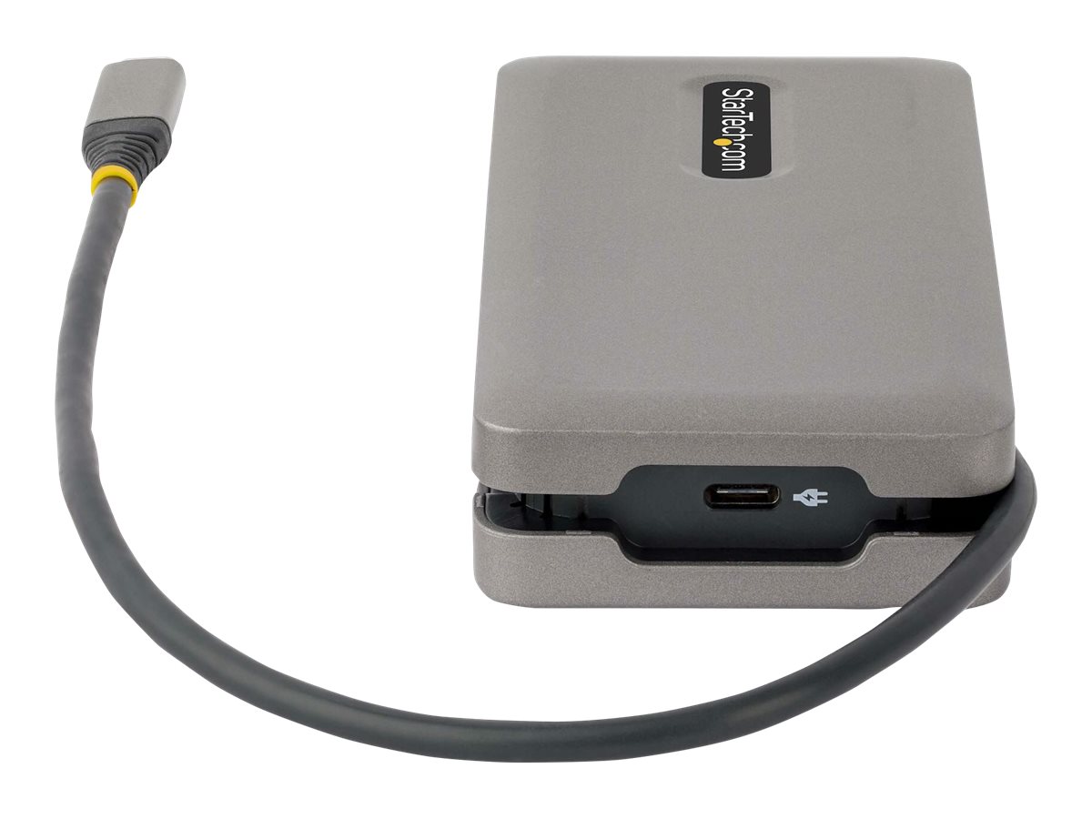 StarTech.com USB-C Multiport Adapter, VGA/4K60Hz HDMI - USBC Hub - 100W PD - Dockingstation - USB-C - VGA - HDMI - 1GbE - 16 Watt