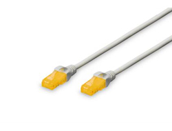 DIGITUS CAT 6A U/UTP Patchkabelzu RJ-45 (M) - 10 m - UTP - CAT 6a - halogenfrei - Grau