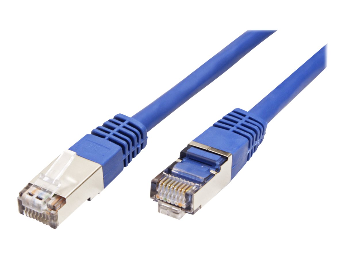 VALUE Patch-Kabel - RJ-45 (M) zu RJ-45 (M)2 m - Paare in Metallfolie (PiMf) - CAT 6 - geschirmt - Blau