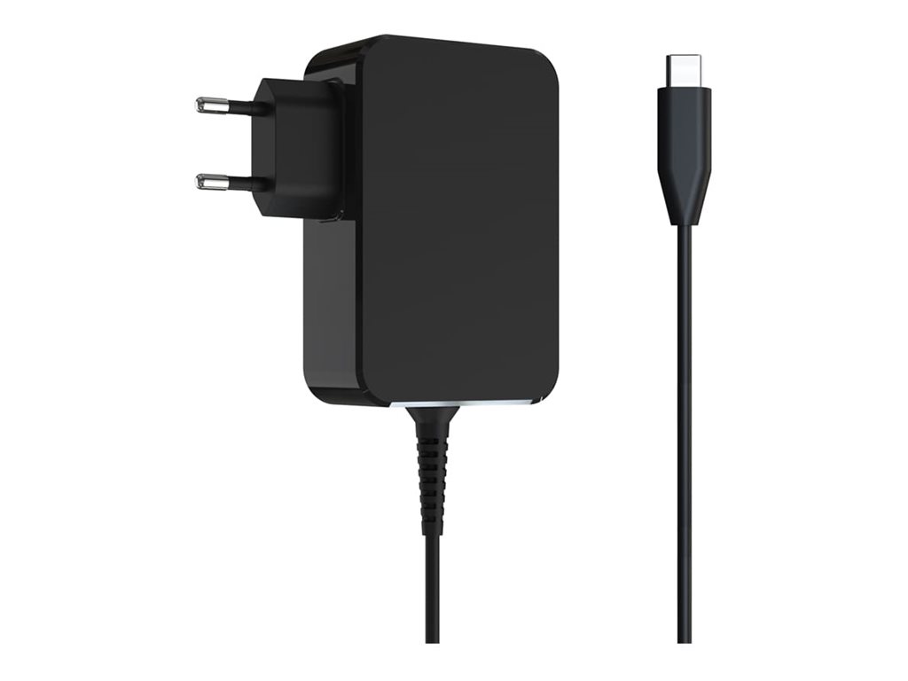 LC-Power LC-NB-GAN-45-C - USB-C Netzteil - Gallium-Nitrid (GaN)Wechselstrom 220-240 V - 45 Watt - Schwarz