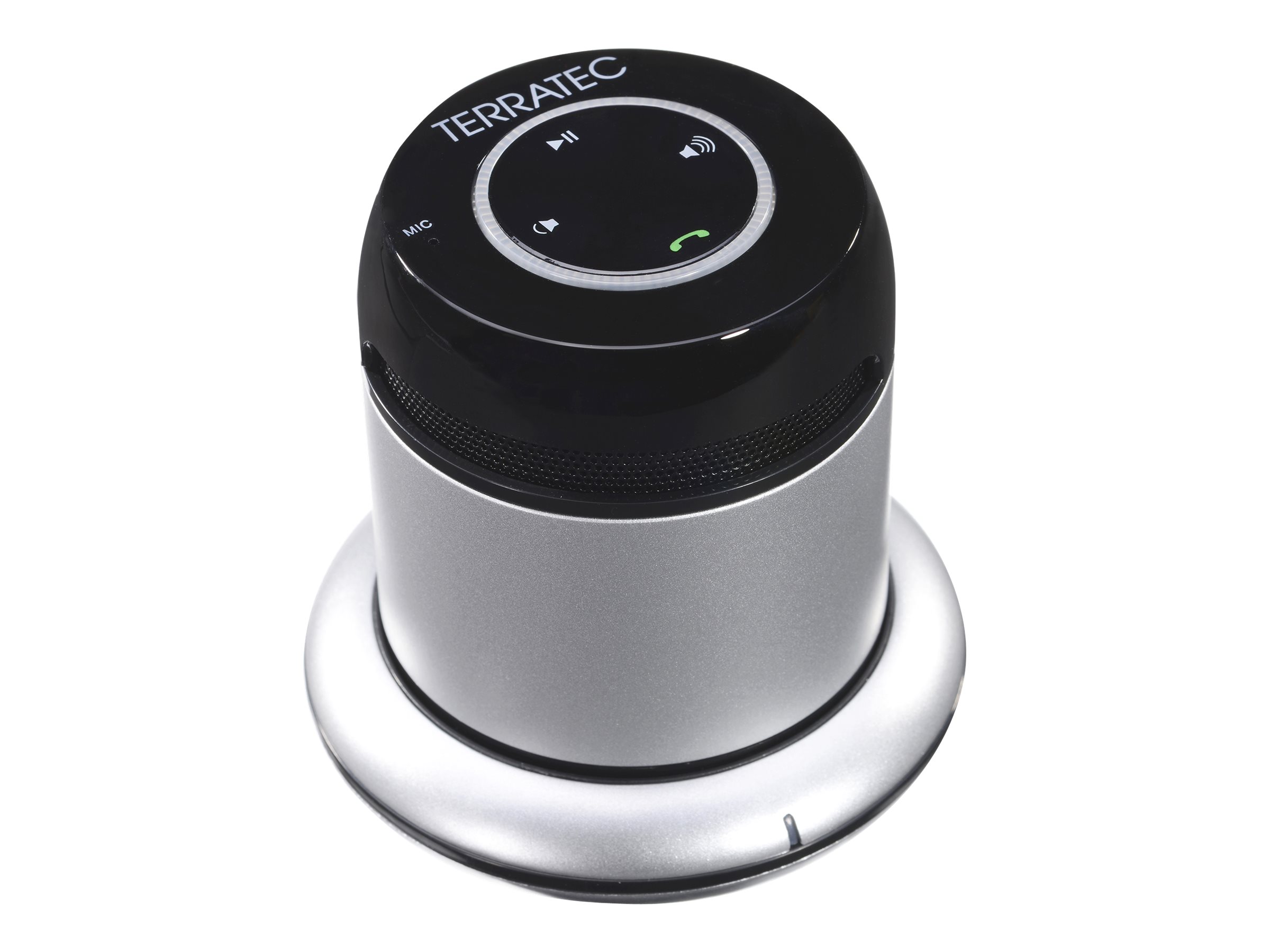 TerraTec CONCERT BT MOBILE - Lautsprecher - tragbarkabellos - Bluetooth - 2 Watt - Silber