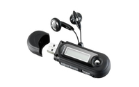 Intenso MP3 Player Music Walker 64 GB schwarz, MP3 Spieler, 64 GB, LCD, USB 2.0, Schwarz, Kopfhörer enthalten