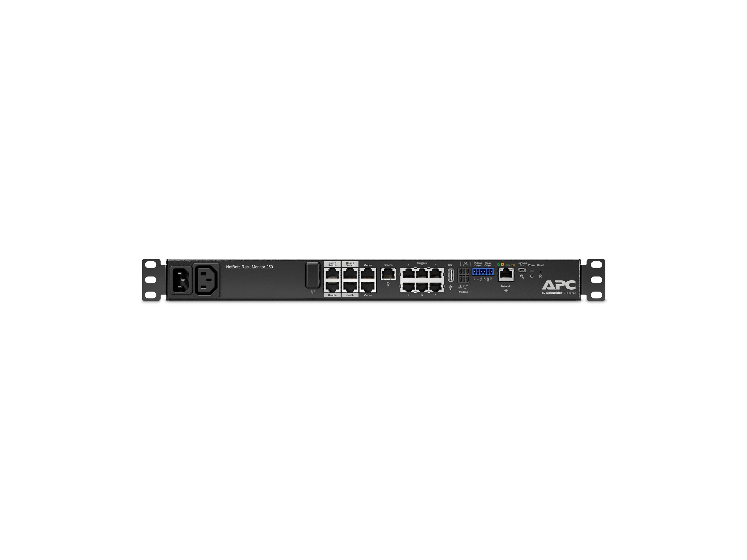 APC NetBotz Rack Monitor 250 - Gerät zur Umgebungsüberwachung100Mb LAN - Rack-montierbar - TAA-konform