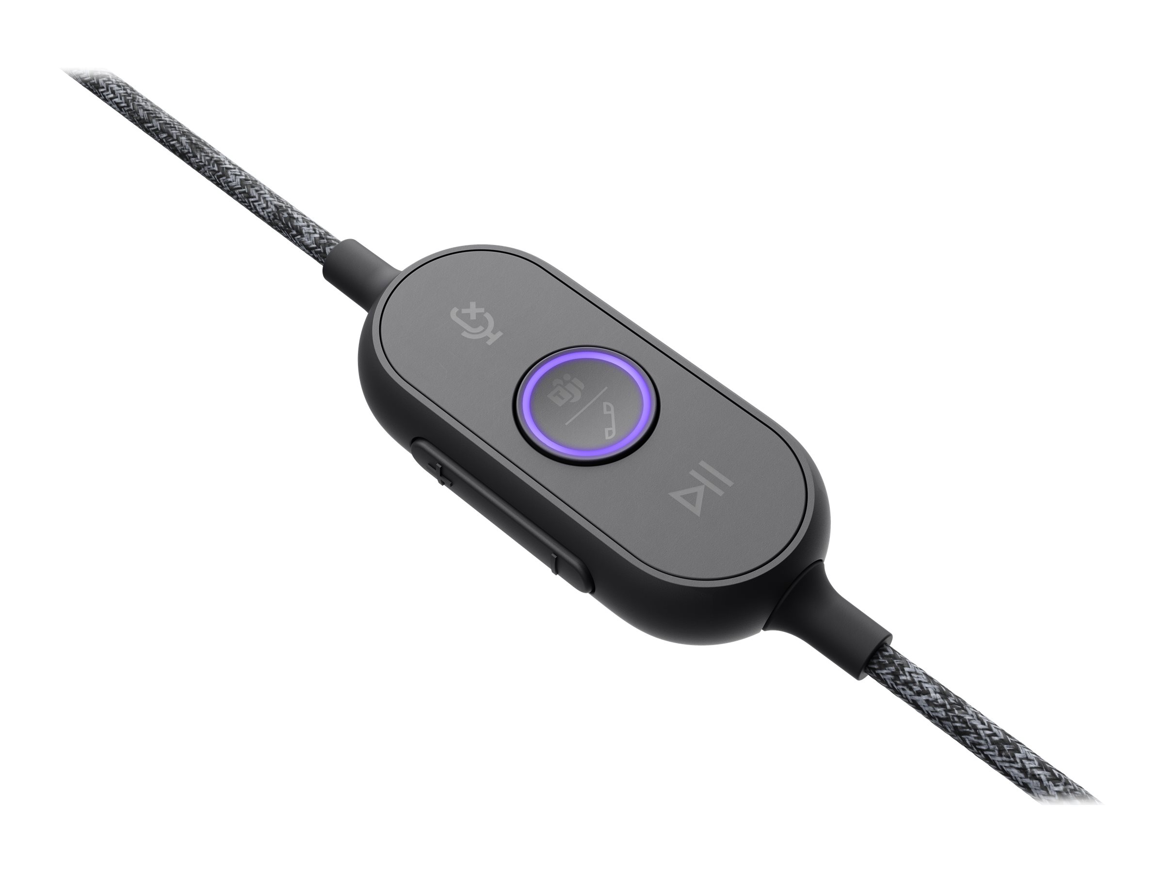 Logitech Zone Wired MSFT Teams - Headset - On-Earkabelgebunden - USB-C - Graphite - Zertifiziert für Microsoft Teams