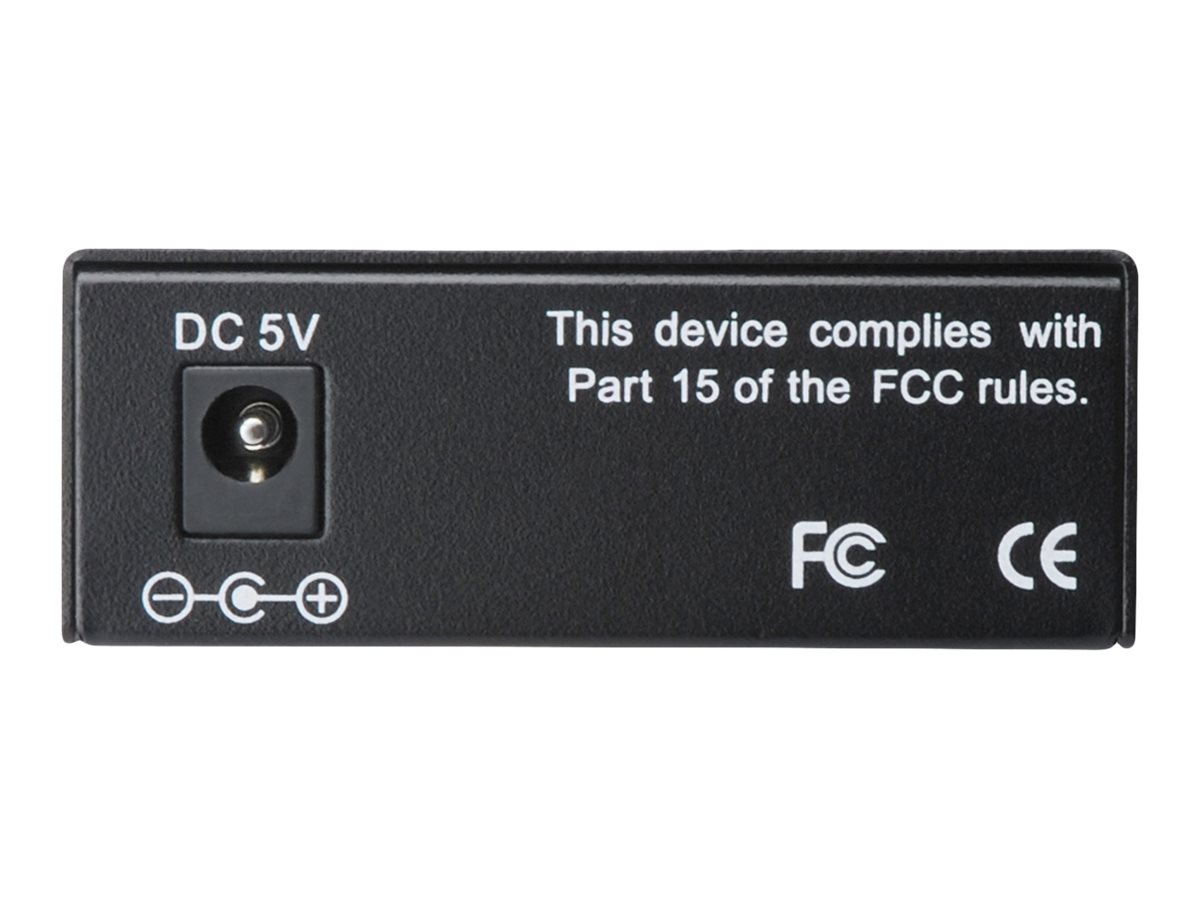DIGITUS Fast Ethernet Medienkonverter, RJ45 / SCLAN - 10Base-T - 100Base-FX - 100Base-TX - RJ-45 / SC multi-mode - bis zu 2 km - 1310 nm