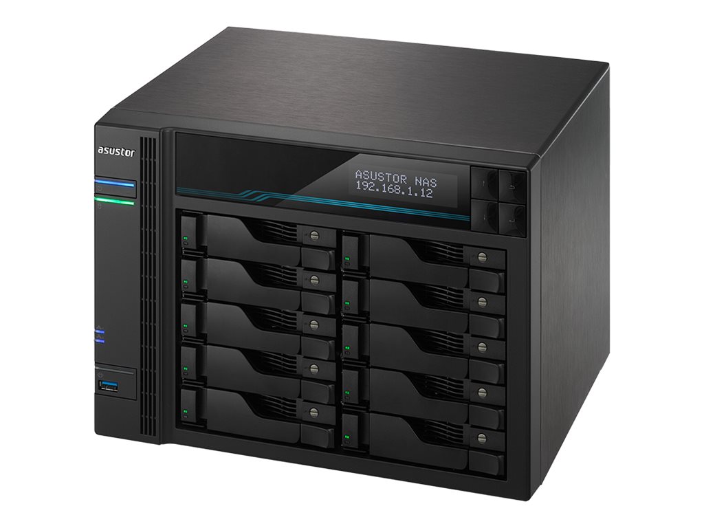 Asustor Lockerstor 10 AS6510T - NAS-Server - 10 Schächte