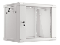 Lanberg Schrank Netzwerkschrank - geeignet für Wandmontage - Grau, RAL 7035 - 9U - 48.3 cm (19")9 HE