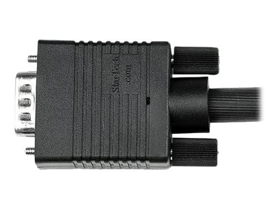 StarTech.com 2m VGA HD15 Koaxial Monitorkabel - St/St - VGA-Kabel - HD-15 (VGA)(M) zu HD-15 (VGA) (M) - 2 m - geformt - Schwarz