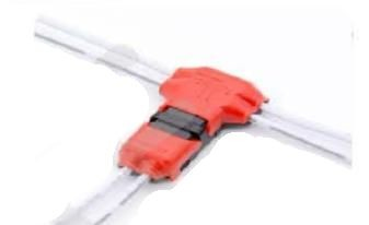 Synergy 21 S21-LED-F00140, Rot, Kupfer, Polycarbonat, 300 V, 10 A, -20 - 80 °CFlex Strip zub. Quick wire splice connector T