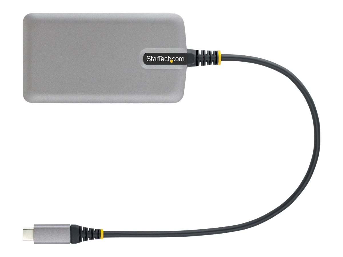 StarTech.com 4 Port USB C Hub - USB C auf 4xUSB-A 5Gbit/s Hub - Mini Hub - Hub - 4 x USB 3.2 Gen 1 + 1 x micro-USB - Desktop