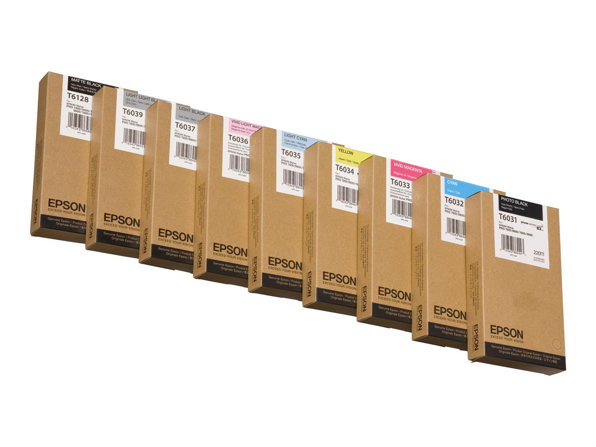 Epson Singlepack Photo Black T603100, 220 ml, Schwarz, Tinte auf Farbstoffbasis, 220 ml, 1 Stück(e), EinzelpackungSinglepack Photo Black T603100 - 220 ml