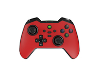 natec Genesis Mangan 400 - Game Pad - 19 Tasten - kabellosBluetooth - Rot - für PC - Android - iOS - Nintendo Switch - Steam Deck - MAC - Asus Rog Ally