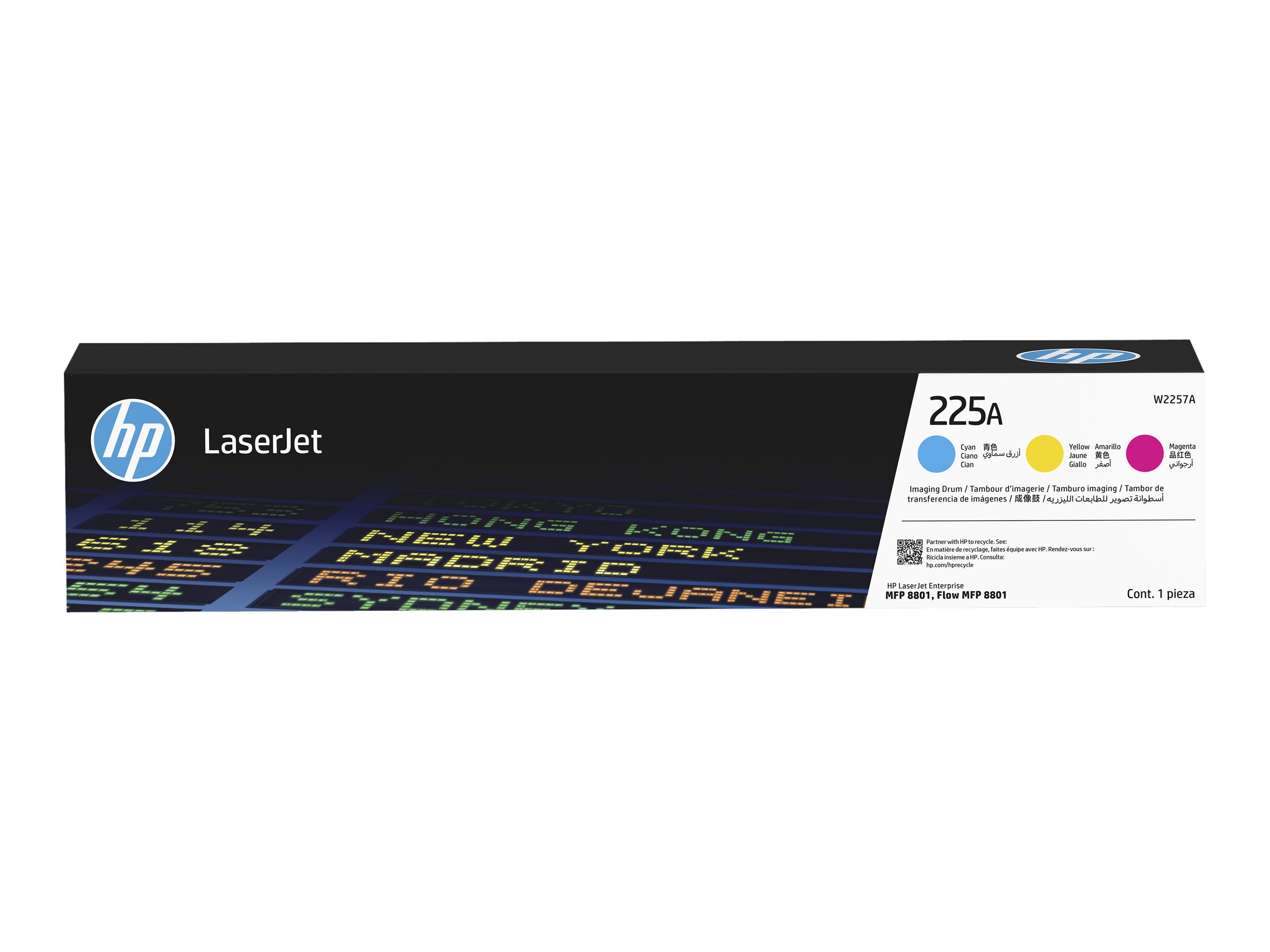 HP 225A - Farbe (Cyan, Magenta, Gelb) - originalBox - Trommeleinheit - für P/N: 9S184A#BGJ