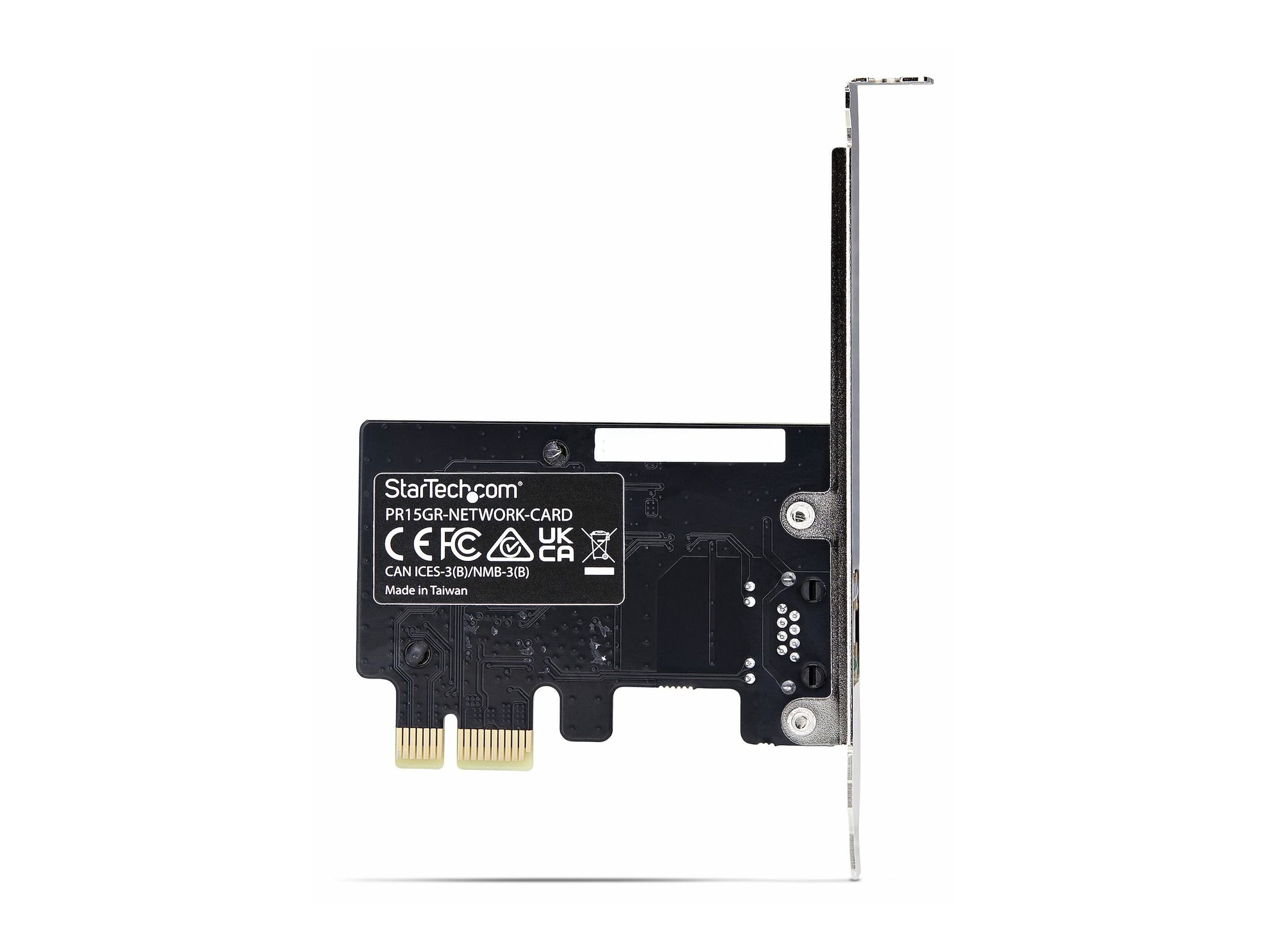 StarTech.com Startech 1-Port 5G Gigabit PCIe Network AdapterCard - TAA Compliant - Netzwerkadapter - PCI Express 3.1 x1 Low-Profile - 5GBase-T x 1 - Schwarz - TAA-konform