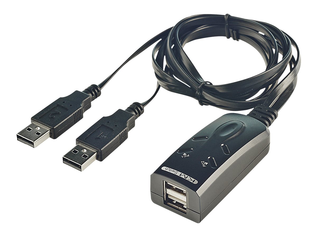 Lindy 2 Port USB KM Switch - Tastatur-/Mausschalter2 x USB - Desktop