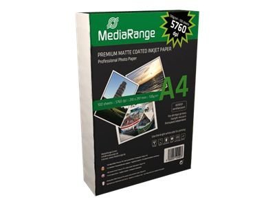 MEDIARANGE Matt - beschichtet - A4 (210 x 297mm) - 130 g/m² - 100 Blatt Papier