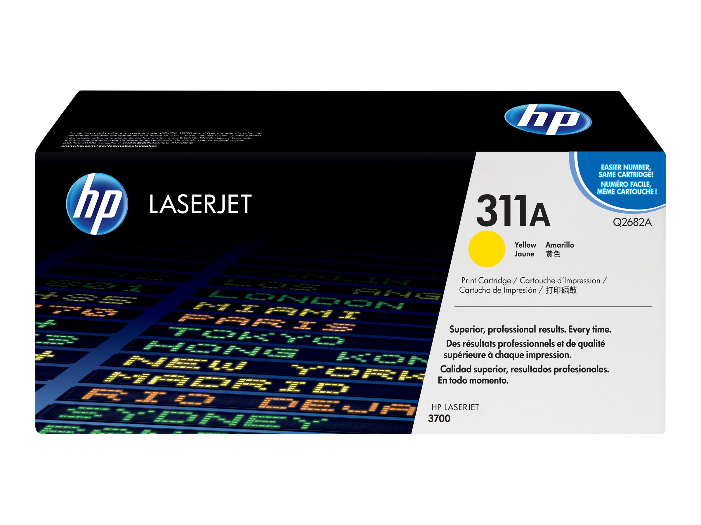 HP 311A - Gelb - original - LaserJet - Tonerpatrone (Q2682A)für Color LaserJet 3700 - 3700d - 3700dn - 3700dtn - 3700n
