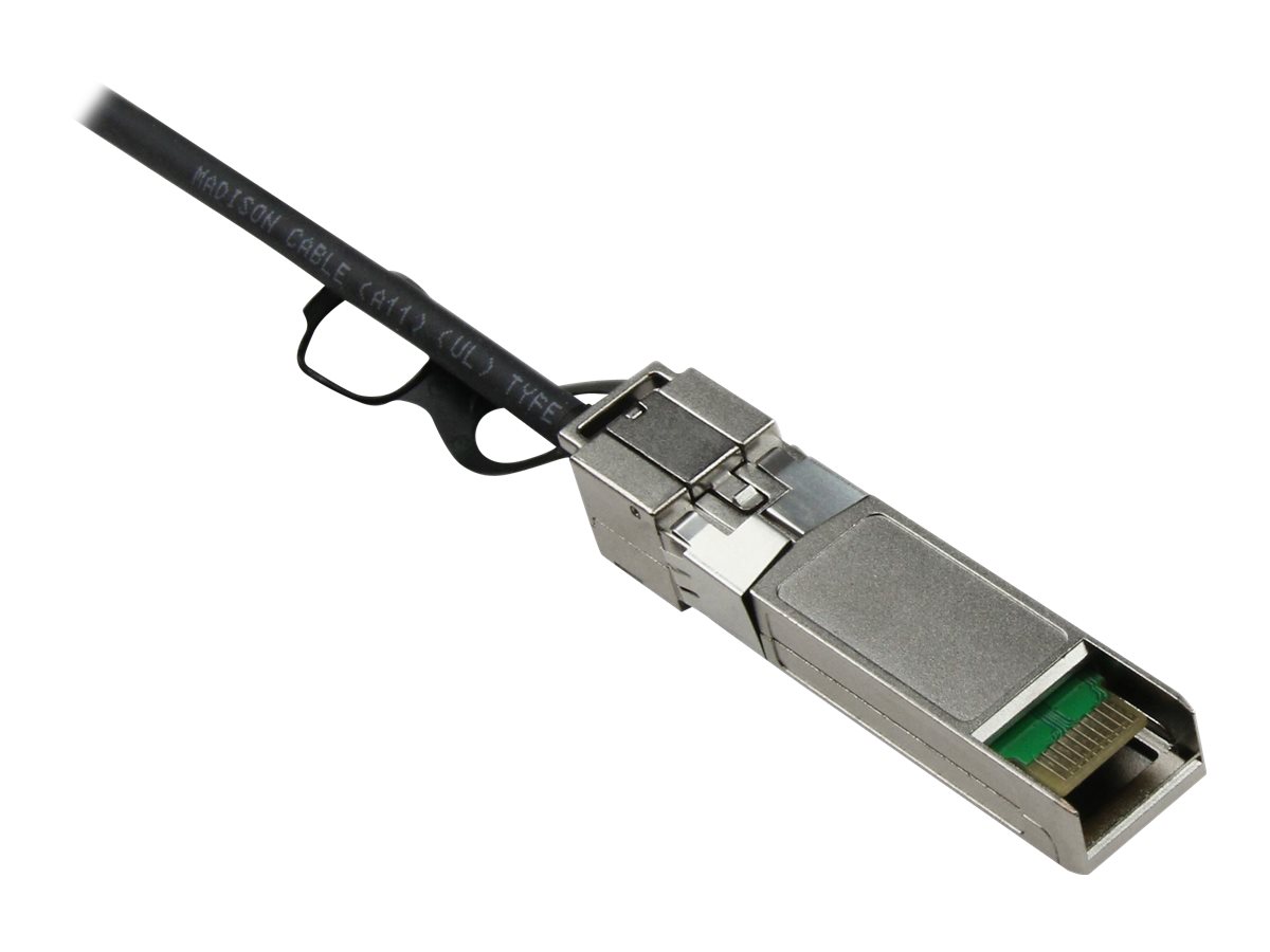 StarTech.com Cisco kompatibles SFP+ Twinax Kabel1m - 10GBASE-CU SFP+ Direct Attach Kabel - passiv - 10Gigabit Kupfer Netzwerkkabel - Direktanschlusskabel - SFP+ zu SFP+ - 1 m - twinaxial - für P/N: ET