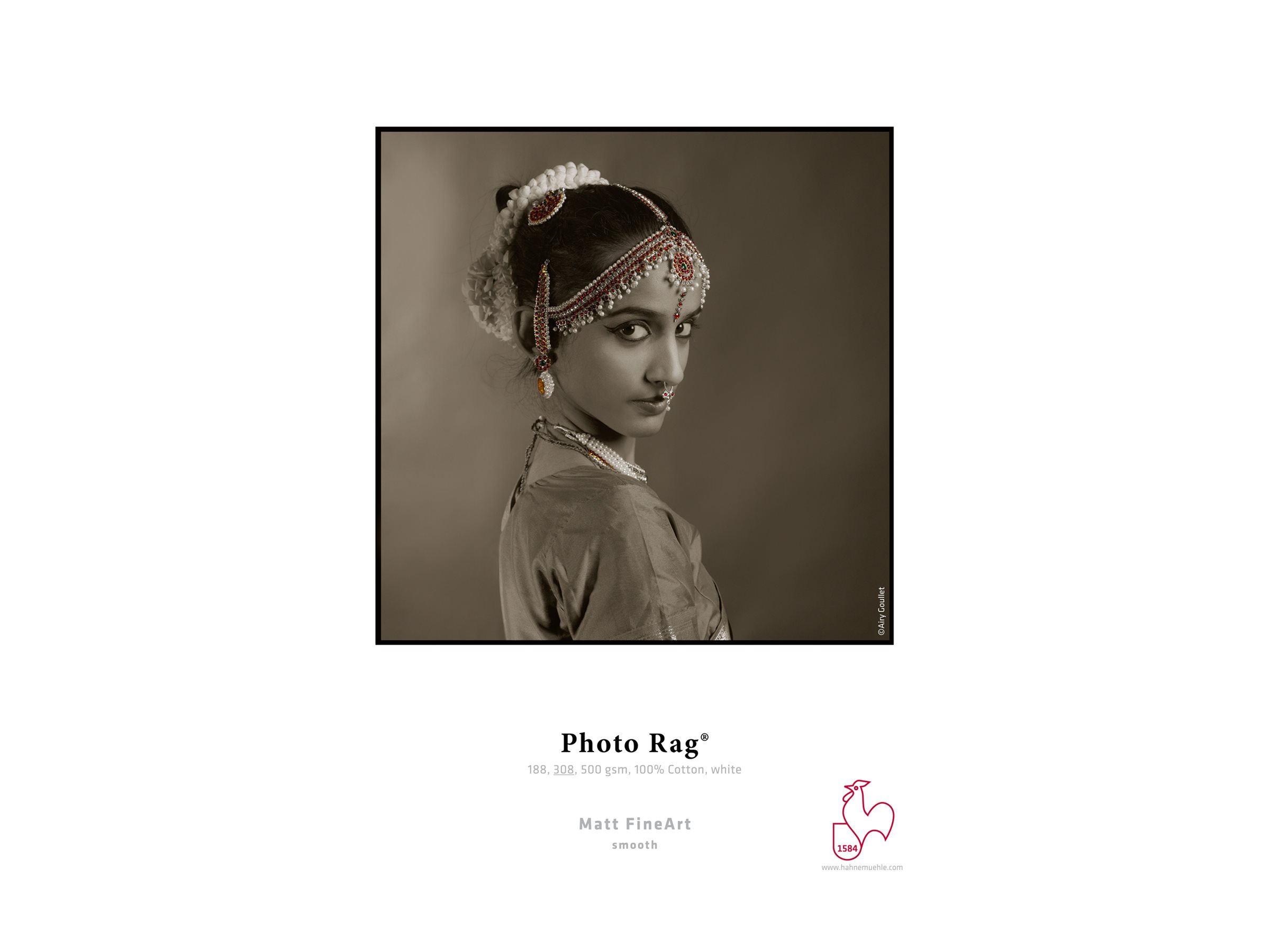Hahnemühle Digital FineArt Photo Rag - Matt - 480 Mikron - weiß - A4 (210 x 297 mm)308 g/m² - 25 Blatt Fine Art-Fotopapier