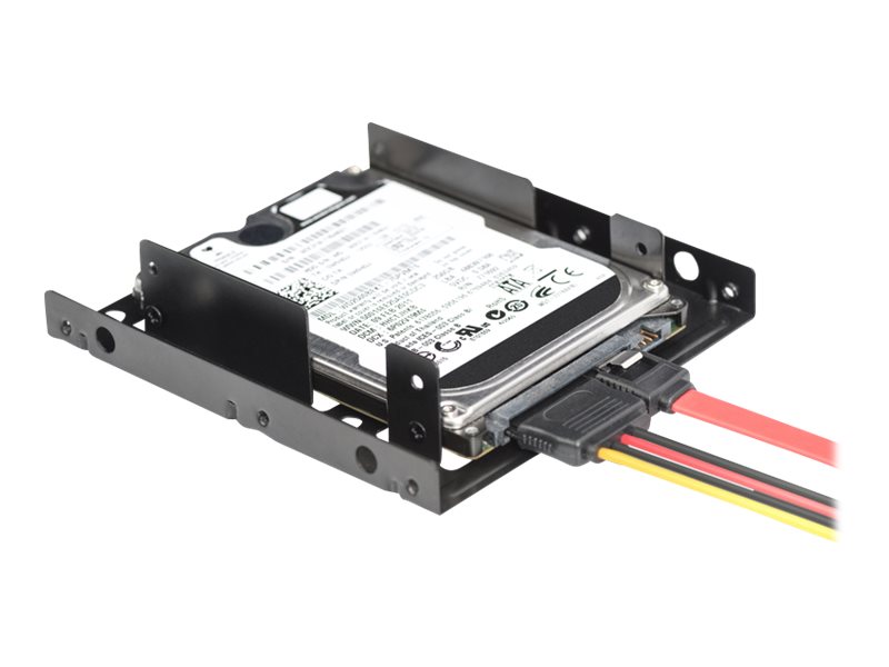 DIGITUS DA-70434 - Festplatten-Bracket - Kapazität: 2 Festplatten (2,5")3.5" - Metal Black