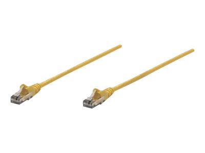 Intellinet Network Patch Cable, Cat6, 5m, Yellow, CCA, U/UTP, PVC, RJ45, Gold Plated Contacts, Snagless, Booted, , Polybag - Patch-Kabel - RJ-45 (M) zu RJ-45 (M) - 5 m - UTP - CAT 6 - geformt - ohne H