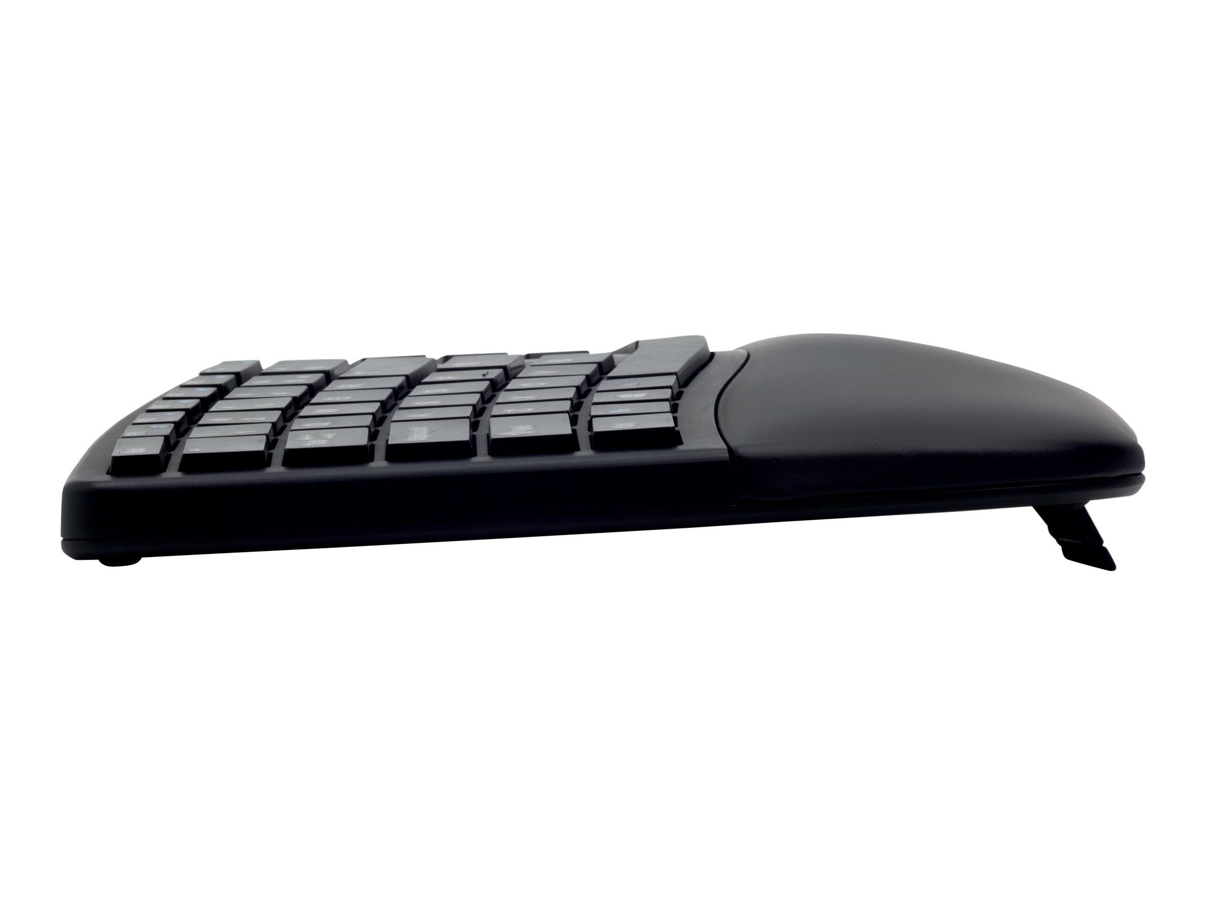 Kensington Pro Fit Ergo Wireless Keyboard - Tastaturkabellos - 2.4 GHz - Bluetooth 4.0 - Deutsch - Schwarz