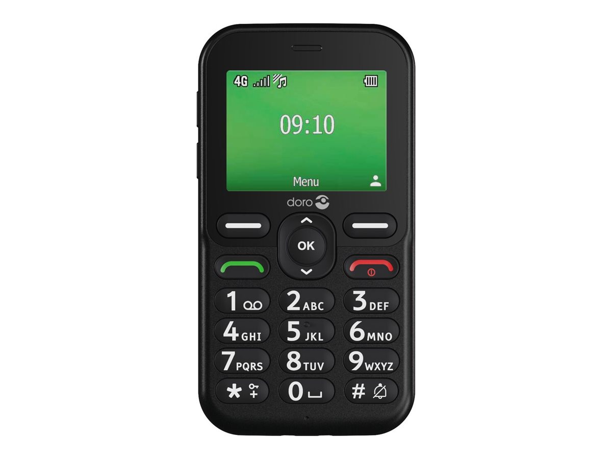 Doro Leva E10 - 4G Feature Phone - microSD slotrear camera - Schwarz