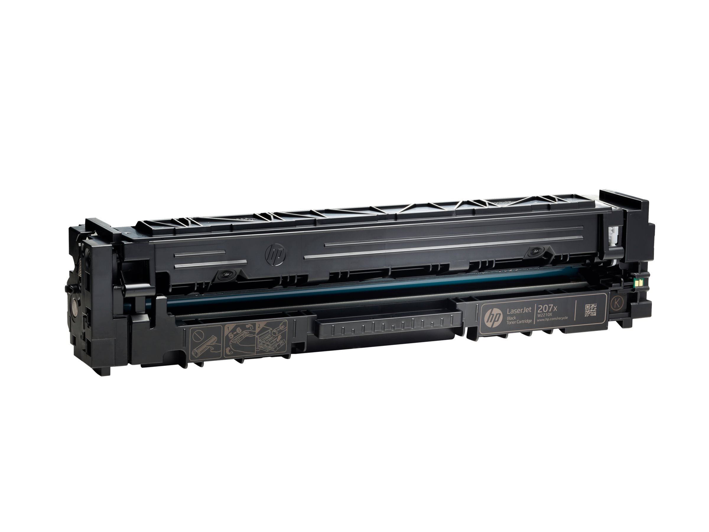 HP 207X - Hohe Ergiebigkeit - Schwarz - original - LaserJet - Tonerpatrone (W2210X)für Color LaserJet Pro M255dw - M255nw - MFP M282nw - MFP M283fdn - MFP M283fdw
