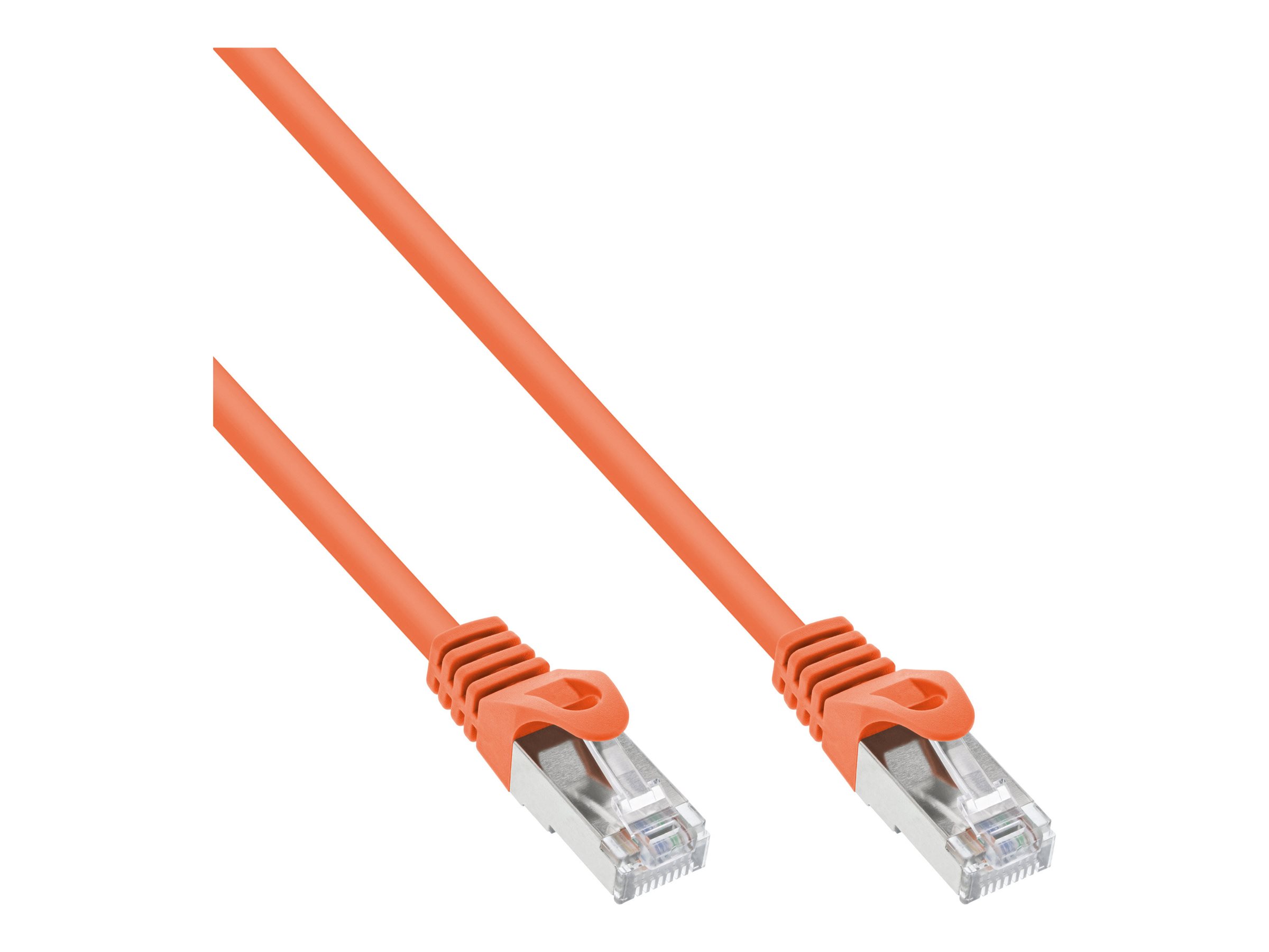 InLine Patchkabel - SF/UTP - Cat.5e - orange - 3m3 m - SFTP - CAT 5e - geformt - orange