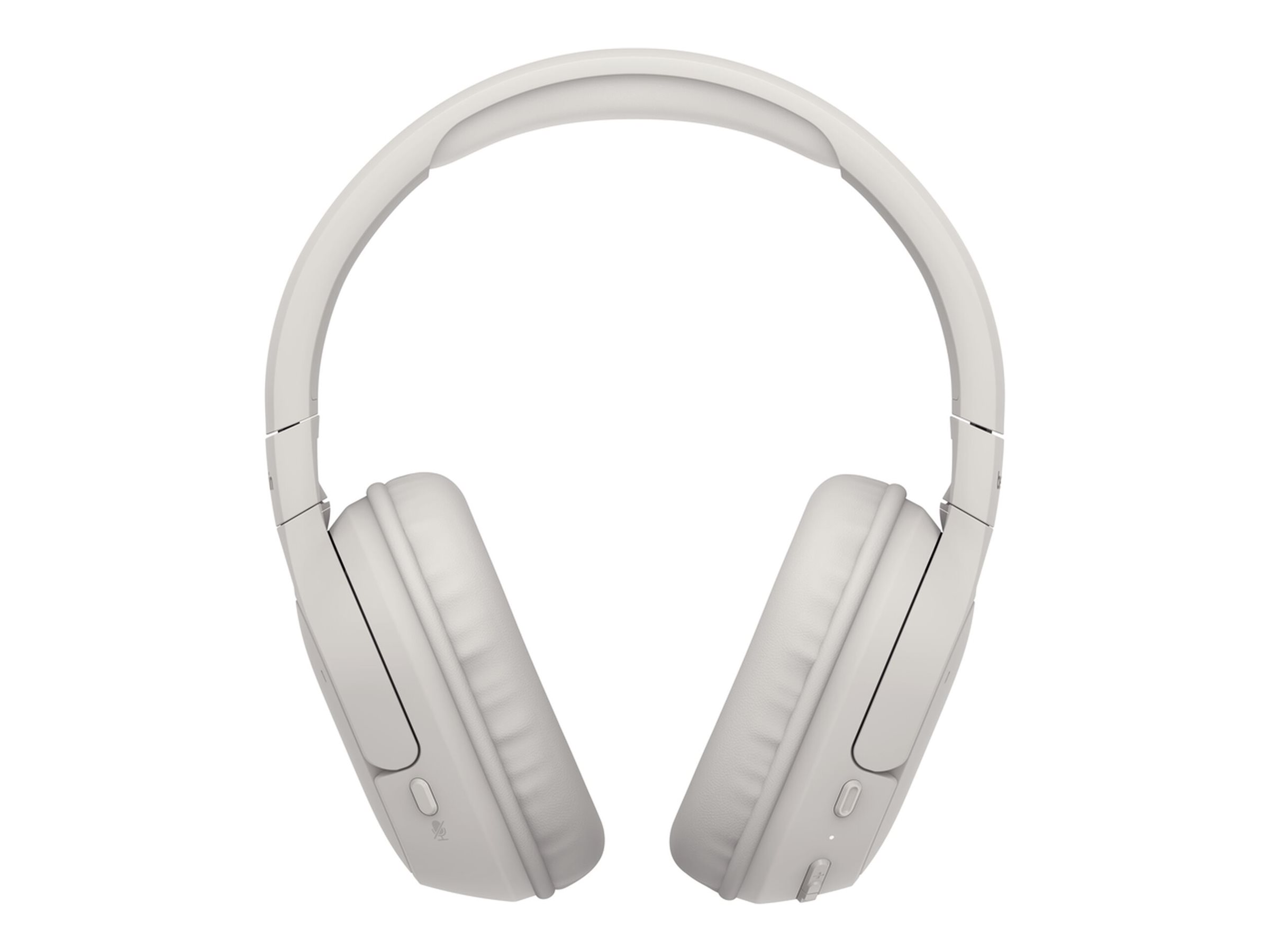 Belkin SoundForm Surround - Kopfhörer mit Mikrofonohrumschließend - Bluetooth - kabellos - kabelgebunden - USB-C - 3,5 mm Stecker - Sand