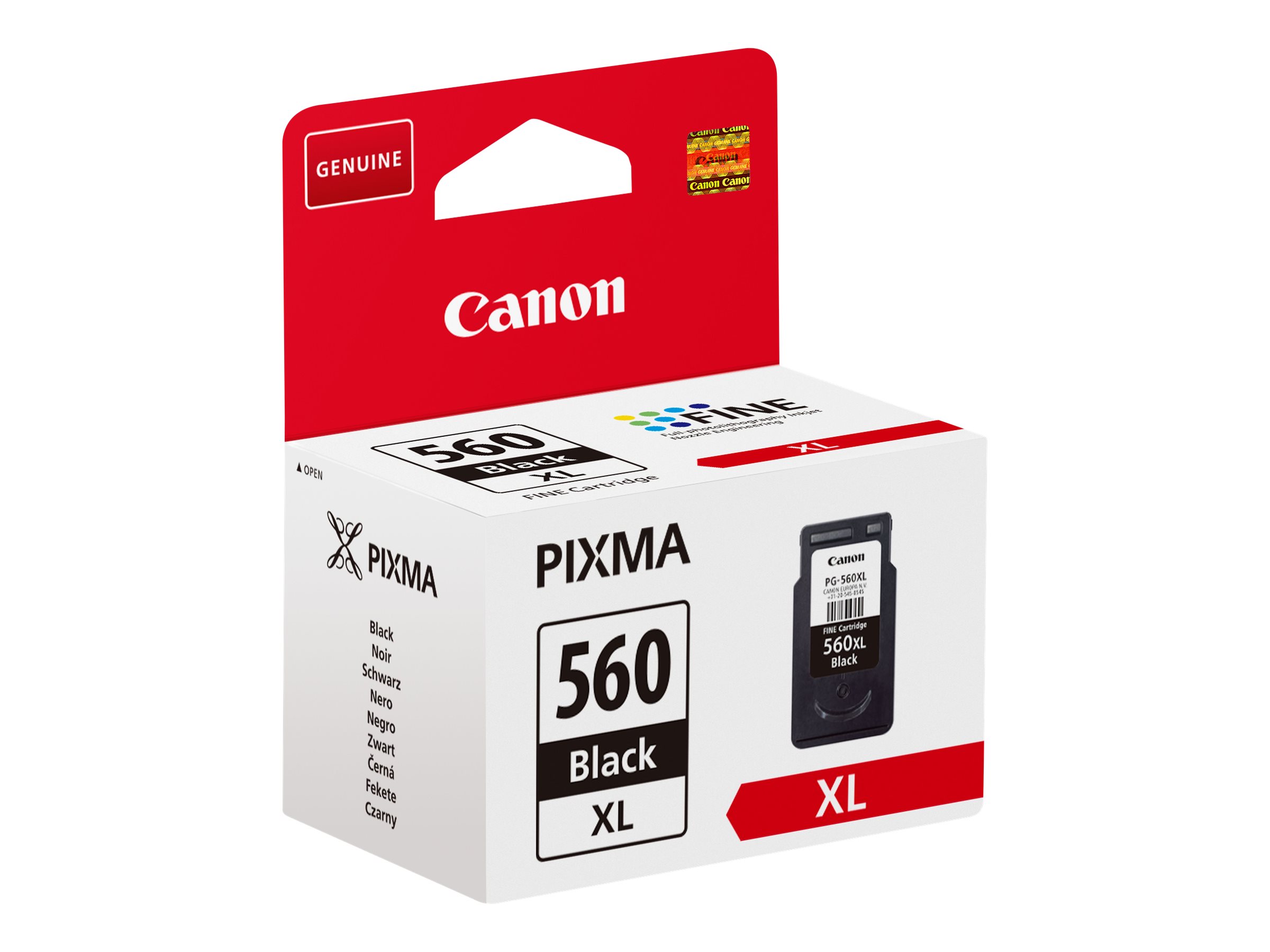 Canon PG-560XL - Schwarz - original - Tintenpatronefür PIXMA TS5350 - TS5351 - TS5352 - TS5353 - TS7450 - TS7451