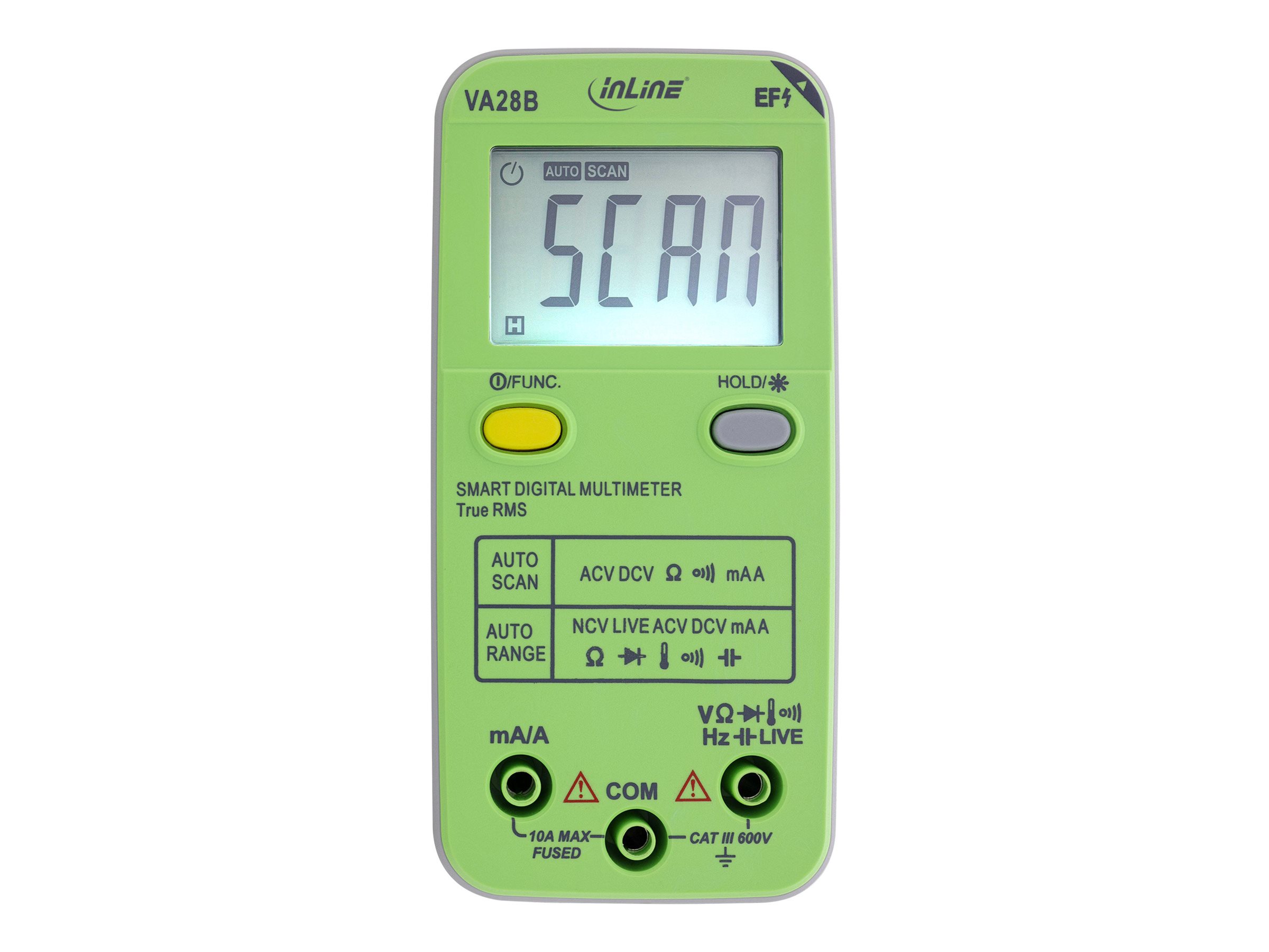 InLine Multimeter mit Auto-Range und Autoscan - Pocketformatr